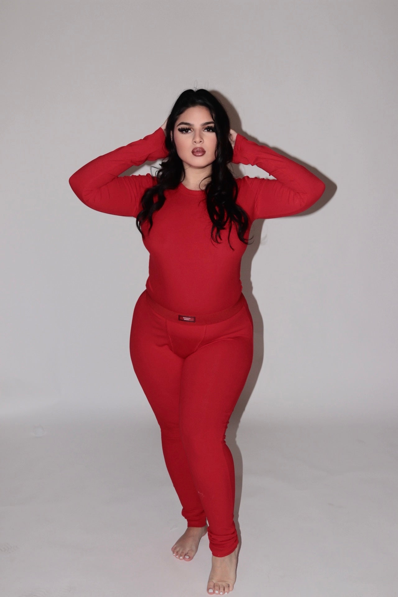 Holiday Collection Cotton Ribbed Set