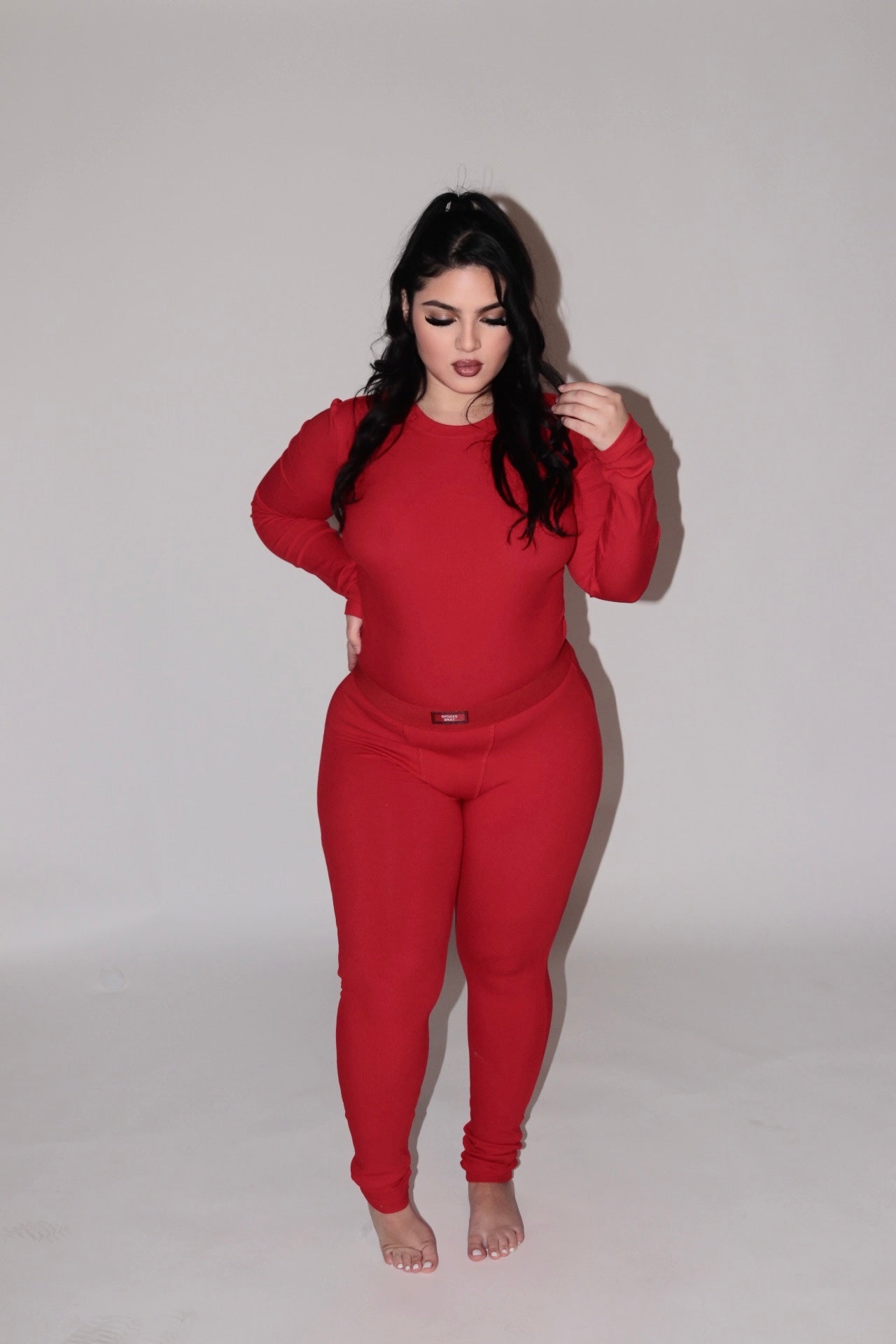 Holiday Collection Cotton Ribbed Set