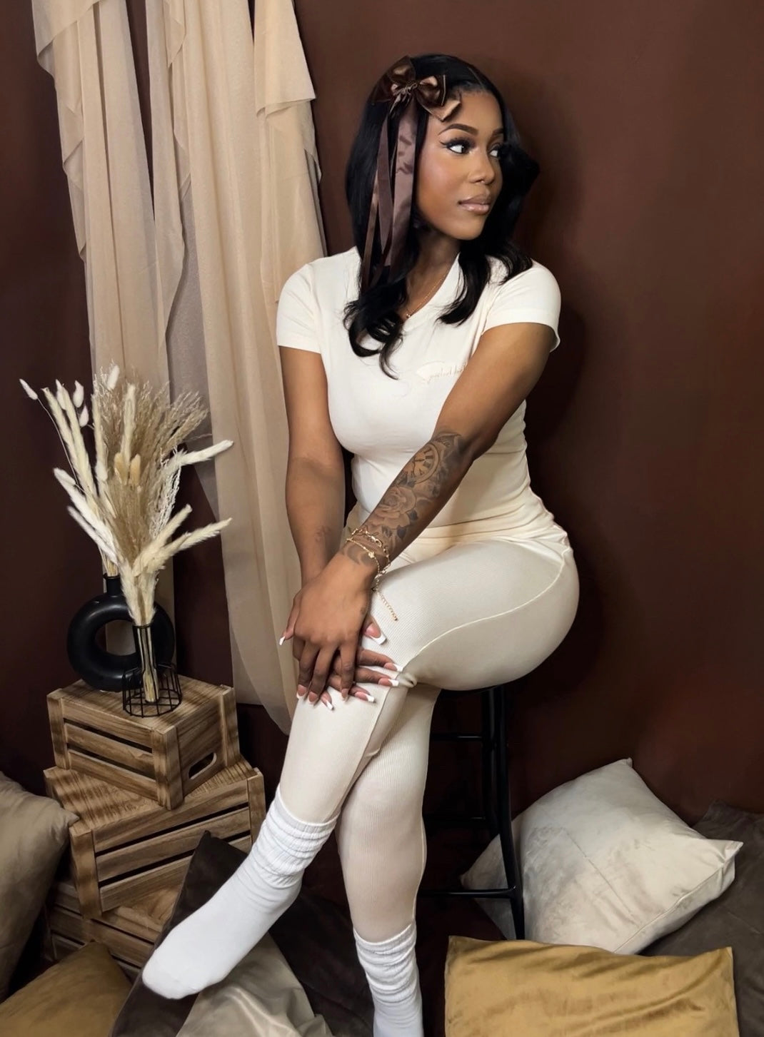 Cotton Ribbed Set